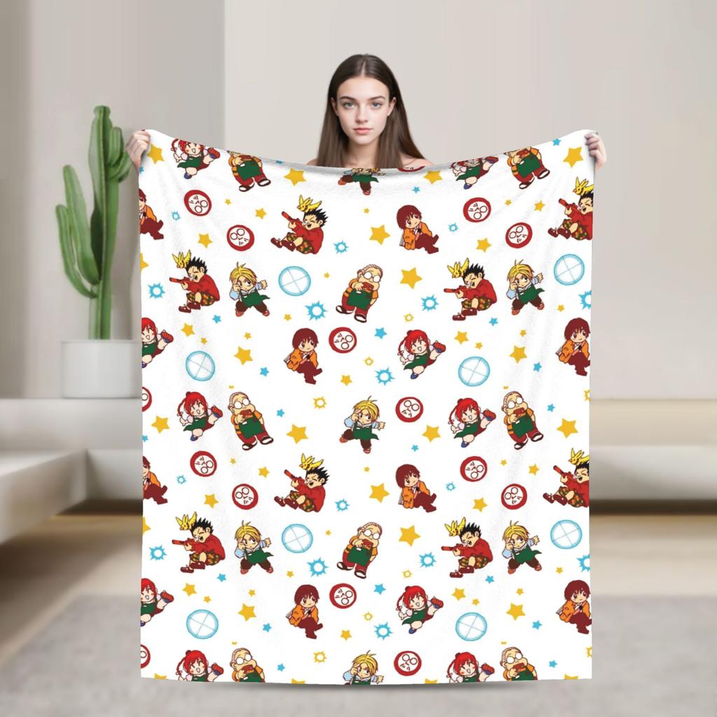 Yoichi Nagumo Flannel Throw Blankets Sakamoto Days Anime Blankets for Bedding Office Soft Plush Thin Quilt