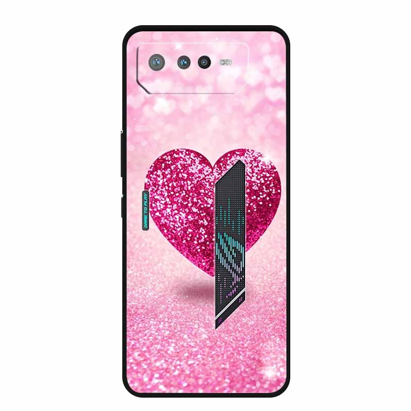 Für Asus ROG Phone 6 Hülle Luxus Silikon TPU Weiche Abdeckung Handyhülle für Asus ROG Phone 6 Pro Funda Rog6 Schutz Hülle Cartoon Hülle