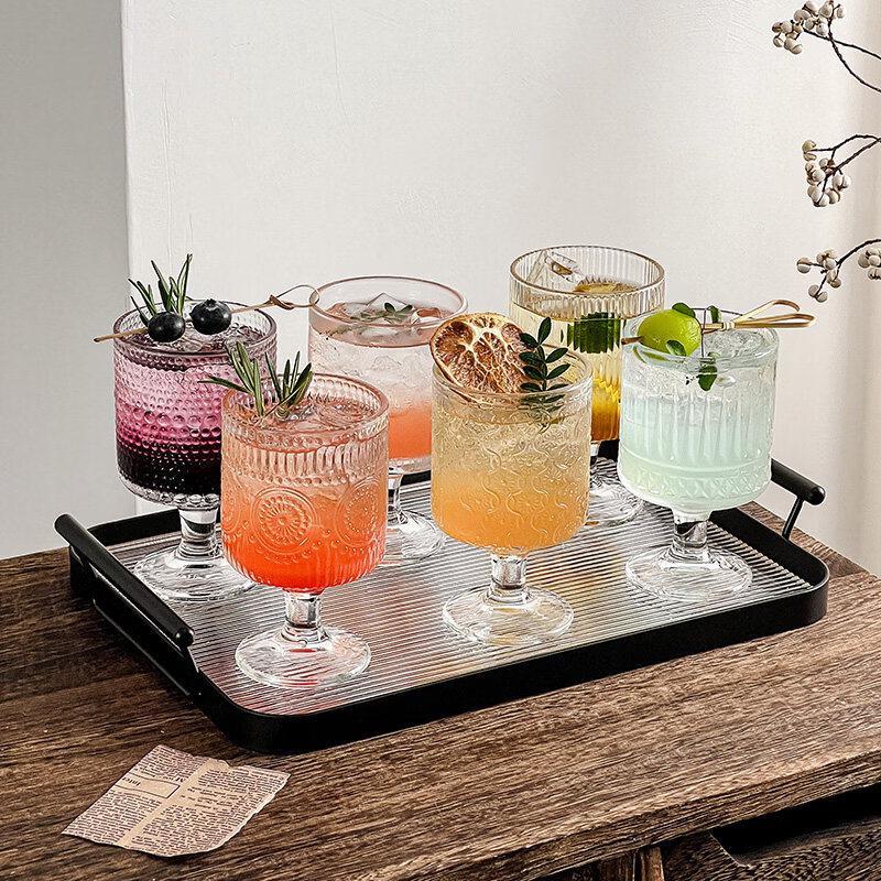 ZISIZ Designer Retro Ins-Style Universal Drink Glass
