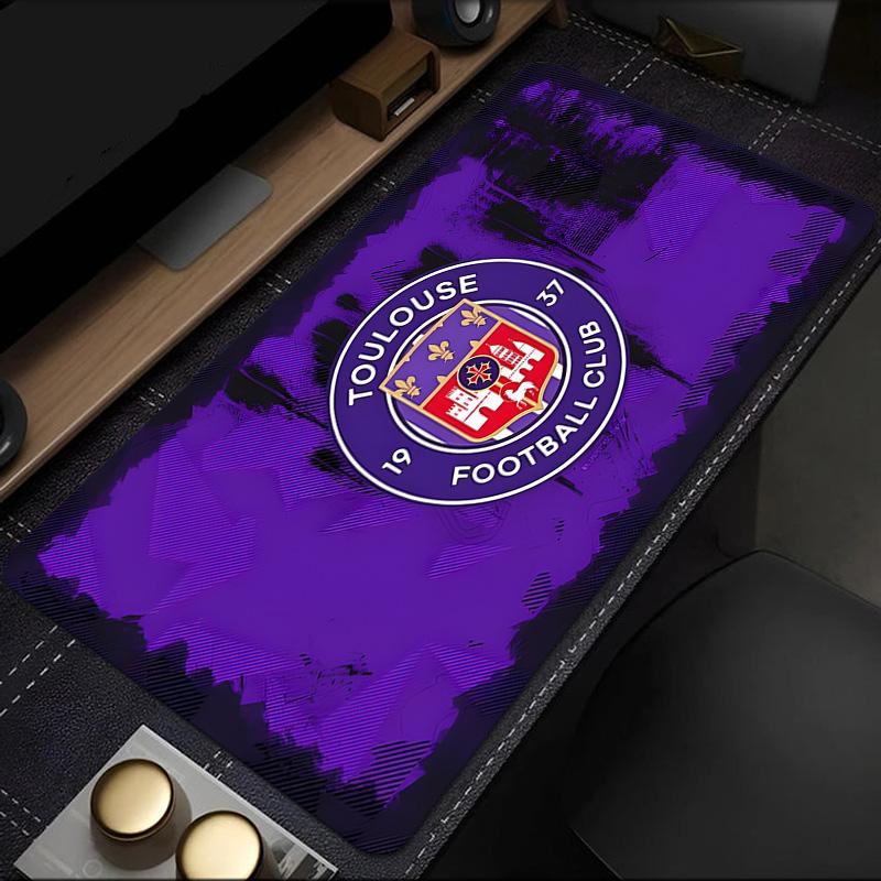 Toul-ouse Crest Design Mouse Pad, Rubber Base, Mouse Pad for Gamers and Office Use, Gaming Desk , Easy To Clean Mat Christmas fan gifts