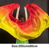 Long Latin Belly Dance Shawls Gradient Color Dancing Scarf Fashion Performance Shawl