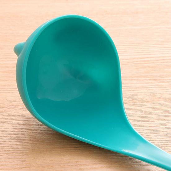 Oală de supă drăguț în formă de dinozaur, anti-alunecare, mâner lung, verticală, ustensile de calitate alimentară, din silicon, lingură de servire, linguriță, accesorii de bucătărie