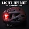 X-TIGER Magnetic Goggles Bicycle Helmet with LED Rear Light Ultralight Cycling Helmet Adult MTB Bike Helmet Fit 58-62cm