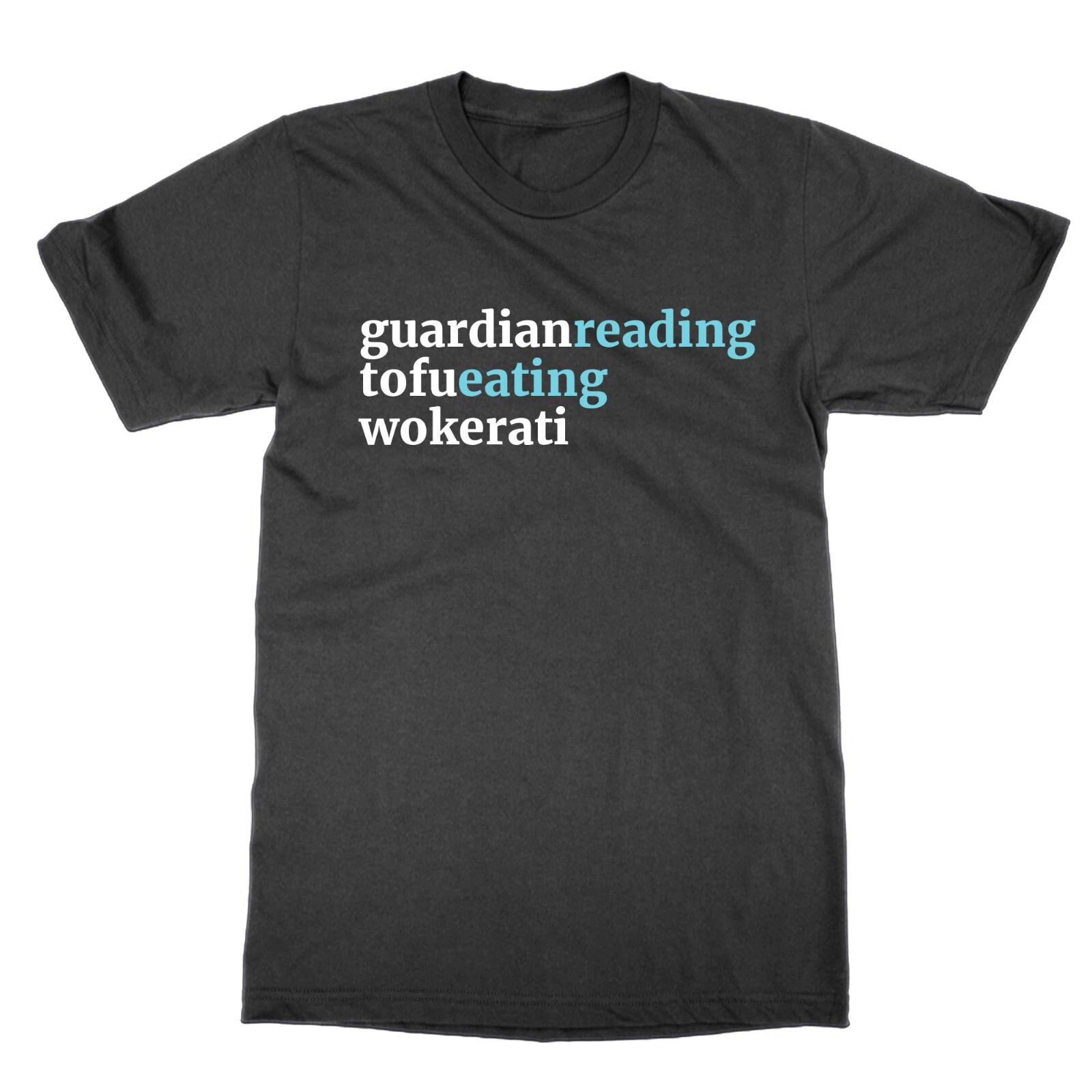 

Guardian Reading Tofu Eating Wokerati t-shirt funny leftie labour shirt woke top 4XL