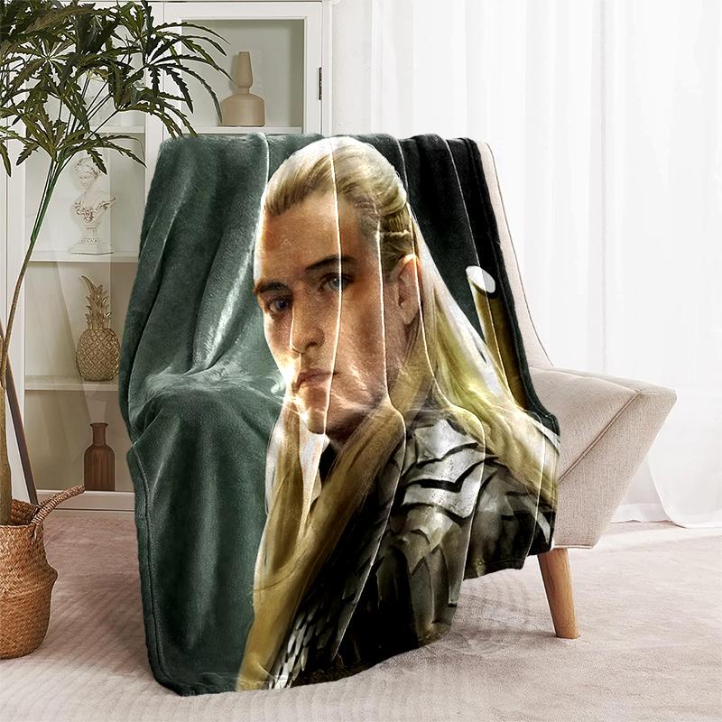 1pc Blanket The Lord of the Rings1 Print Design, Lightweight Blanket for Sofa, Bed- Soft &Warm, Gift for All Seasons like Christmas, Halloween