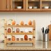 1/2/3Pcs Egg Storage Rack Counter Egg Dispenser Large Capacity Stackable Wooden Storage Organizer for Home Kitchen