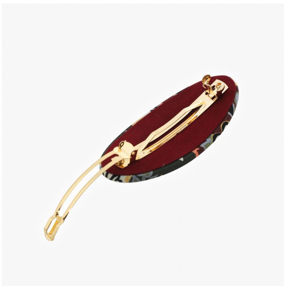 Etro Wf6b0002aa044 X0890 Floral Paisley Silk Hair Clip