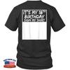 Printed It's My 18th Birthday Sign My Unisex T-Shirt