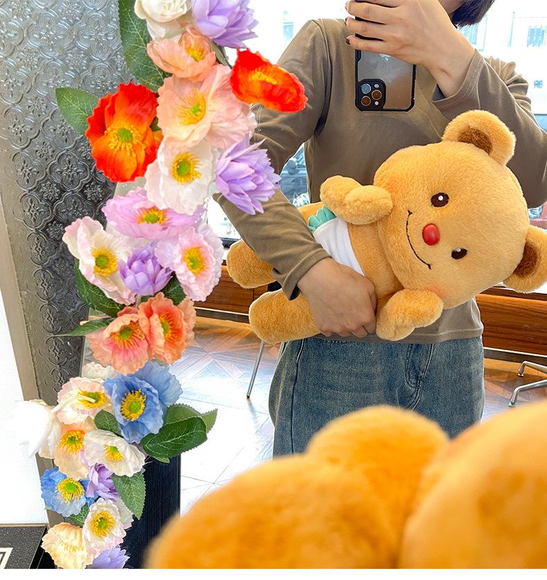 Honey Jar Bear Plush Toy – Cute Gift for Girlfriend's Birthday