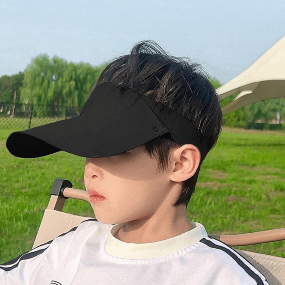Quick-dry Kids Sunshade Hat Seamless Children's Sunscreen Cap Multicolor Summer Kid Sunhat  Boys