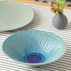 TOKI1919 MINOYAKI Turkish Glazed Japanese Cuisine Traditional Shinogi Carving Deep Mino 19 x 6 Suitable for Japanese and Ryokan Microwave and