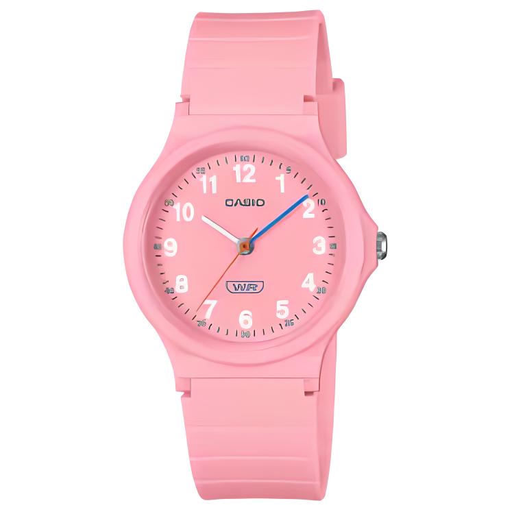 CASIO Quartz Movement Resin Strap Watch Women s Watch Pink Watch Dial LQ-24B-4B Pink Watch Dial