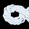 3 4 6 8 10mm Faceted Crystal Beads Porcelain White Glass Beads Loose Beads For Jewelry Making DIY Bracelets Necklace Accessories