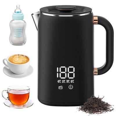 Hervidor de Agua Eléctrico para Té Café 5 Niveles Control de Temperatura Apagado Automático Aislamiento de Doble Capa Hervidor de Agua Caliente