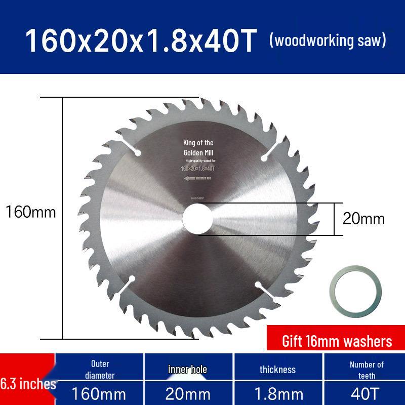 10-Inch Wood and Marble Diamond Saw Blade for Circular Saws