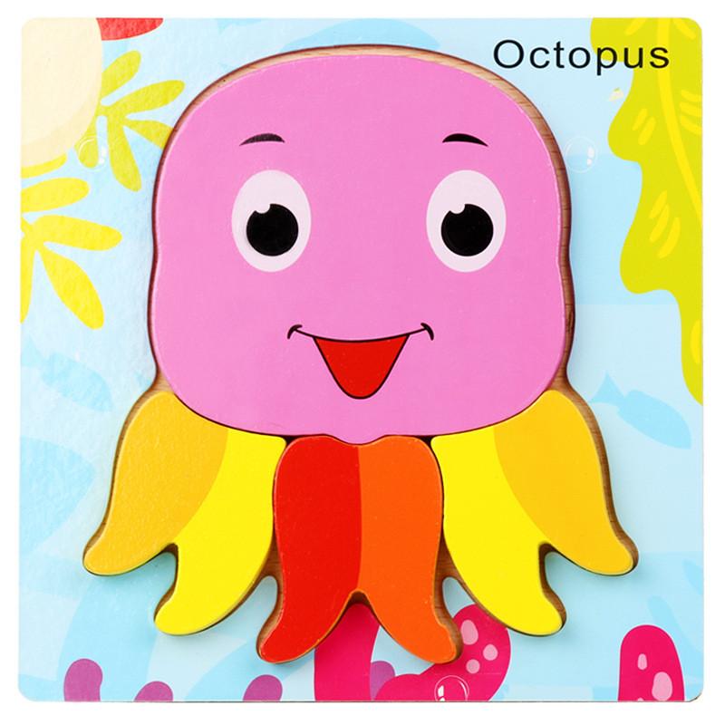 Childrens Wooden 3d Butterfly Puzzle Blocks With Handeye Coordination Development For Early Learning