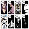 Bleach Aizen Sousuke Phone Case For iPhone 17 Air 11 13 Mini 14 15 Plus 16 12 Pro Max 16E SE 7 8 Pattern Soft TPU Back Cover 17