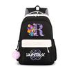 Large Capacity Schoolbag with Shoulder Strap; Student Three-piece Pencil Case Set