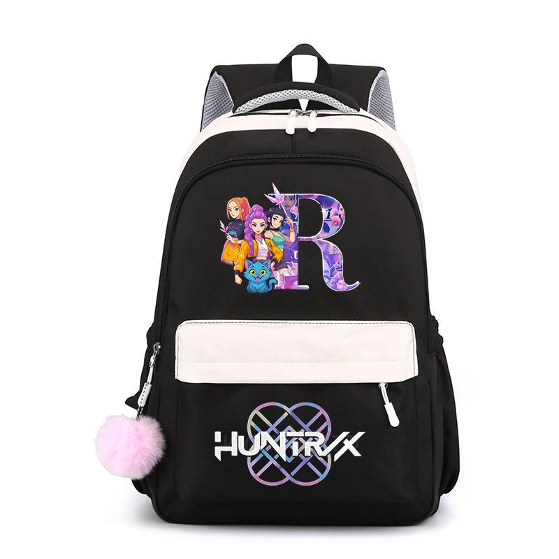 Large Capacity Schoolbag with Shoulder Strap; Student Three-piece Pencil Case Set
