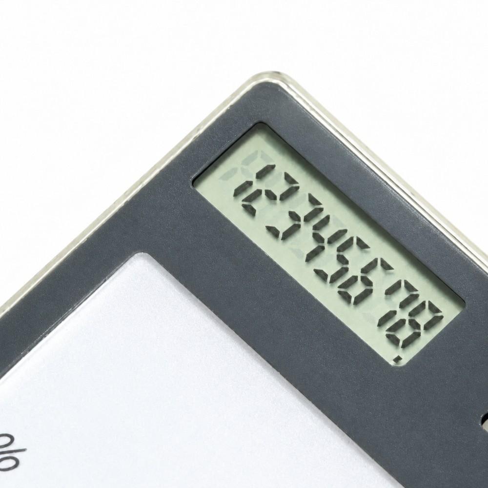 Slim Shape Touch Screen Calculator Clear Shell 8 Digit Calculator Daily Accounting