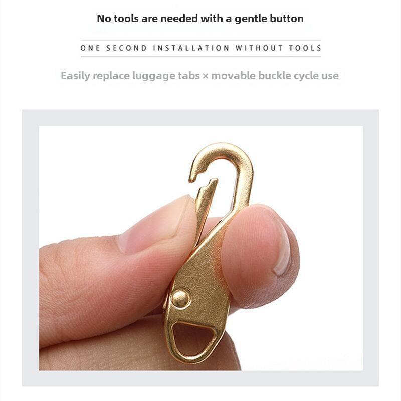 Mehrzweck-Metall-Reißverschlussanhänger für Gepäck und Taschen