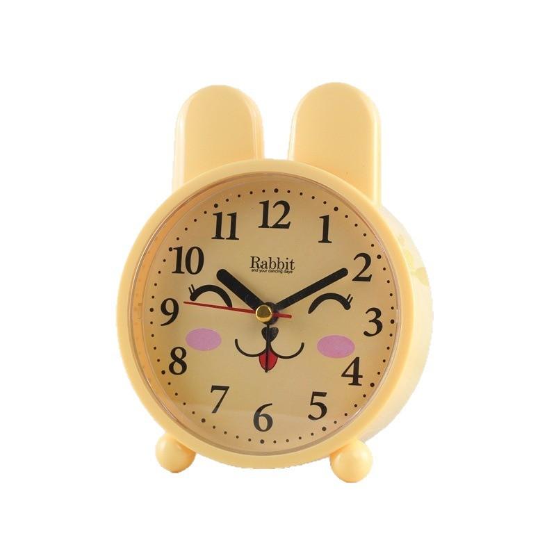 Fashion silent alarm clock student dormitory small alarm clock children's bedroom desktop clock cartoon