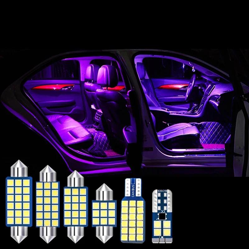 For Toyota Land Cruiser 200 LC200 2008~2019 Car LED Front Rear Row Dome Lamp Vanity mirror Reading Light Trunk Light Accessories