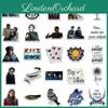 Shadow And Bone Pvc Stickers For Luggage Laptop Guitar And More