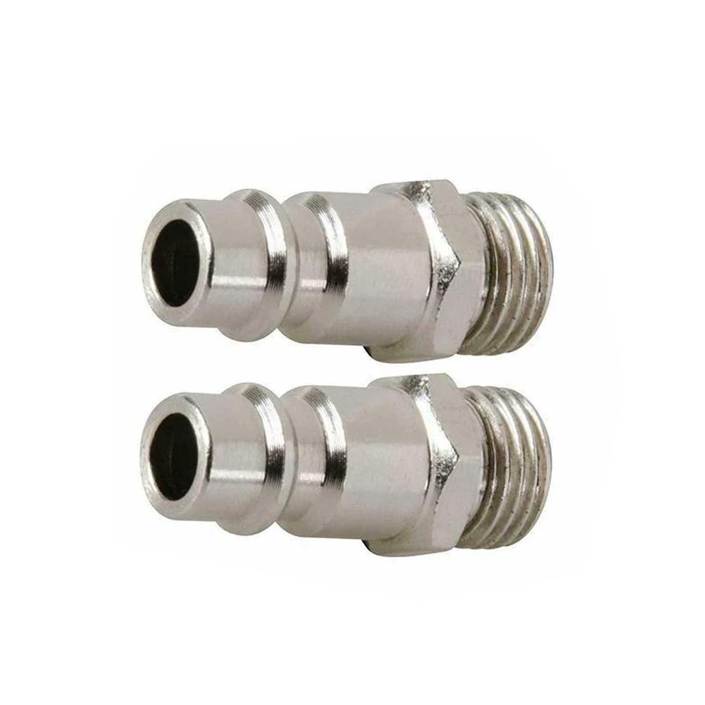2/5pcs 32mm Quick Release Euro Fittings With Male 1/4" BS-P Thread Compressed Air Line Coupler Connector For Air Compressor