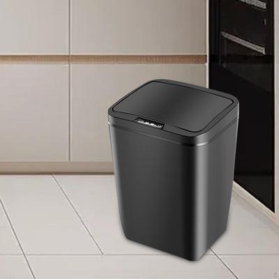 Oturma Odası için Kapaklı Otomatik Çöp Kovası Banyo Çöp Kovaları Yerden Tasarruflu Elektrikli Çöp Kutusu