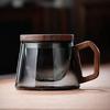 Quandu Thickened Glass Tea Infuser Cup