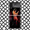 Eddie Van Halen Graphic Guitar Phone Case For Samsung Z Flip 7 6 5 4 3 Galaxy ZFLIP7 ZFlip6 5G Flip5 Flip4 Flip3 5g Black Hard C