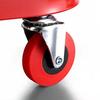 Rolling Garage Stool Round Mechanic Adjustable Multipurpose Pneumatic Creeper Seat