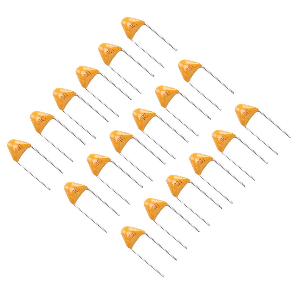 1000Pcs Monolithic Capacitor InLine Ceramic 100PF 5.08mm Lead Pitch DC50V 10% Deviation