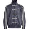 Adidas Originals New Chinese Style Stand Collar Striped Long Sleeve Jacket Unisex Jacket KR0295