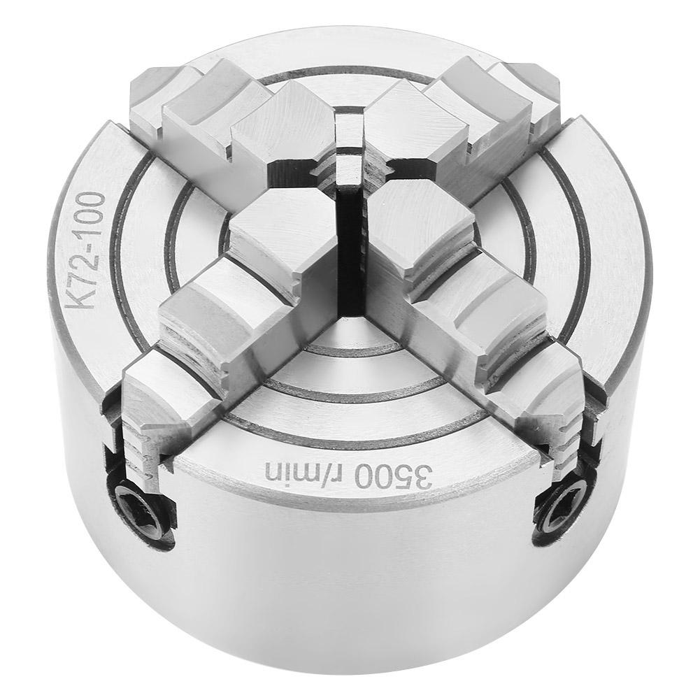 4inch SANOU K72 100 4 Jaw Independent Reversible Metal Lathe Chuck Turning Machine Accessories