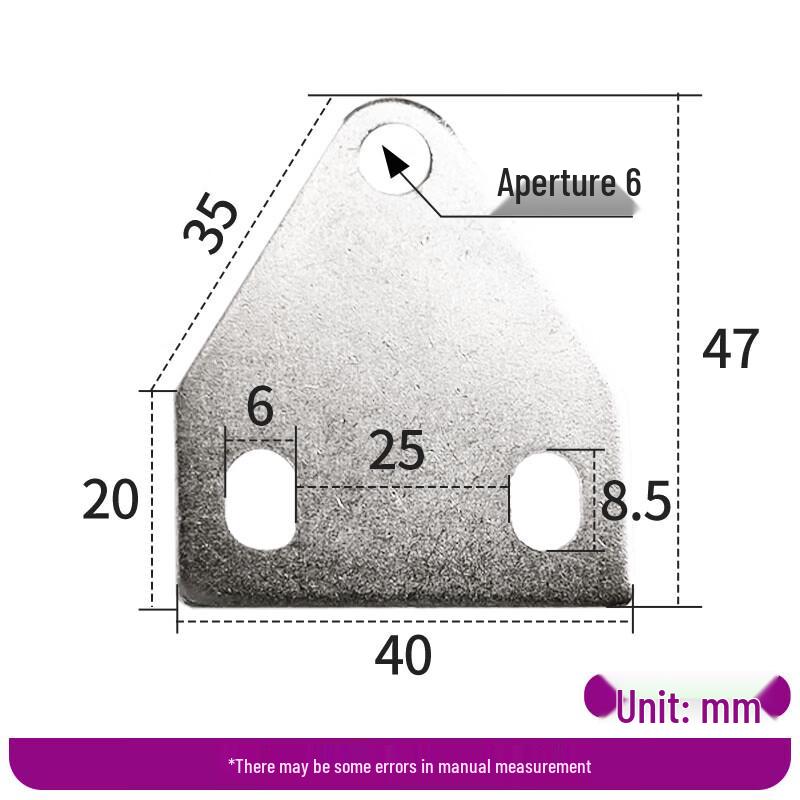 Adjustable Brushed Nickel Triangular Door Stop