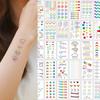 Kozumika Mini Tattoo Sticker 30-Set Rainbow C
