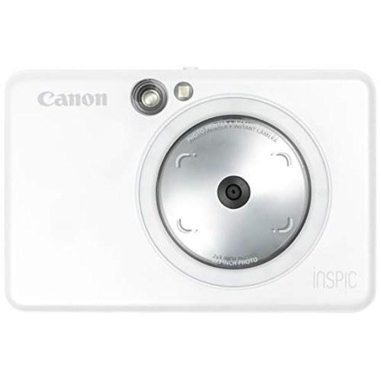 Canon Instant Camera Smartphone Printer iNSPiC ZV-123-PW Pearl White