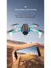 E88D Foldable Drone with Lights & Remote Control - E99D Kids' Aerial Photography Toy Aircraft
