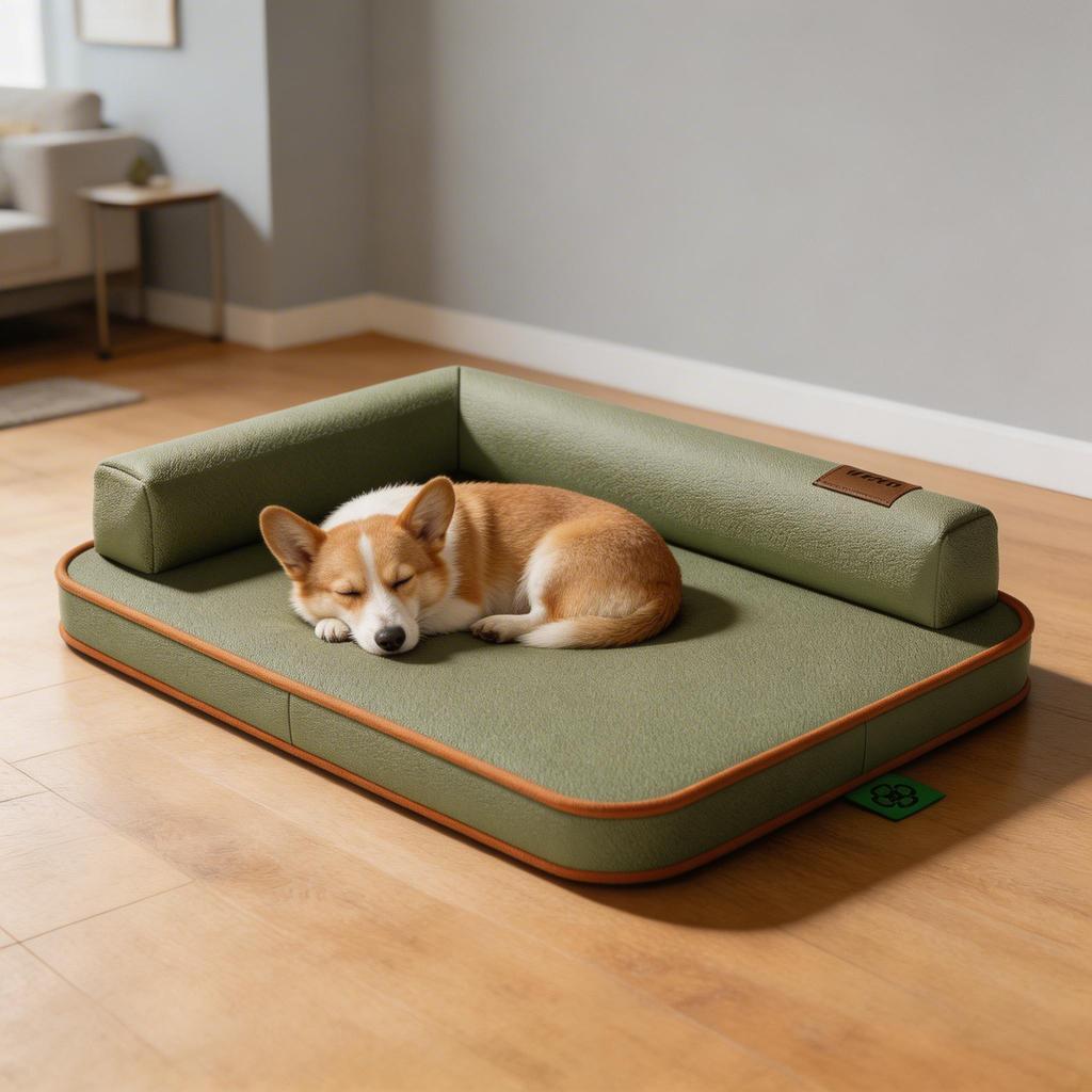 Dog Mat Suitable for All Seasons, Medium-sized and Large Waterproof and Tear Resistant Dog Bed, Summer Removable and Washable Do