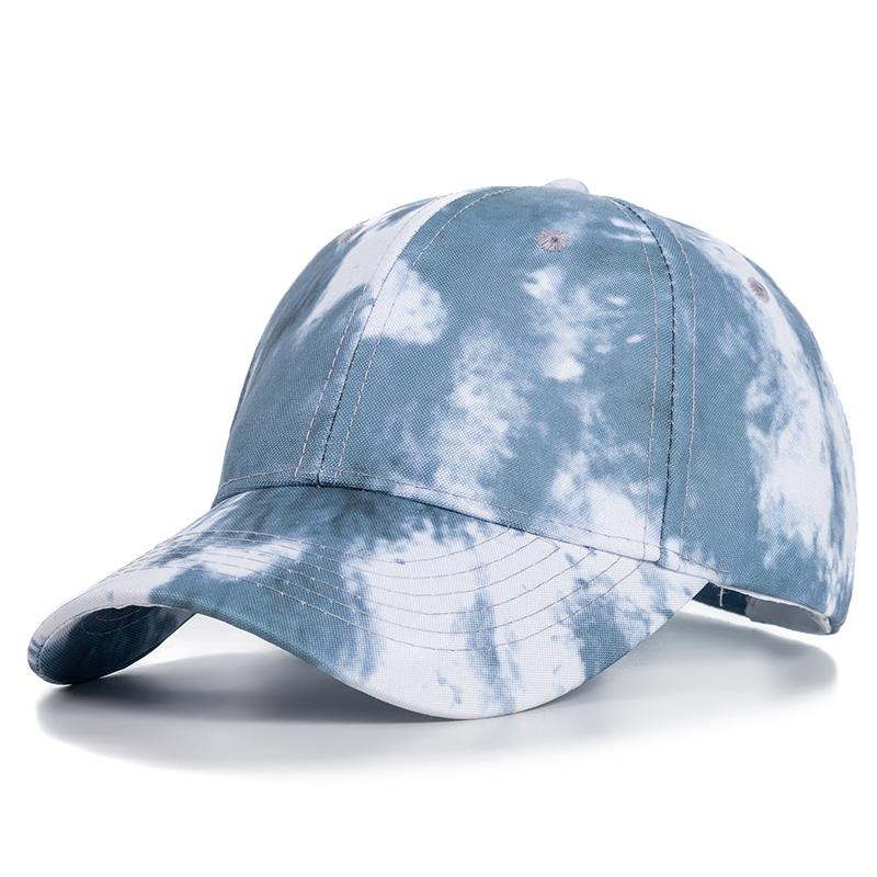 Nouă Moda Femei Tie Dye Cap Multicolor Iregular Print Baseball Cap Femei Outdoor Streetwear Summer Caps Palarii