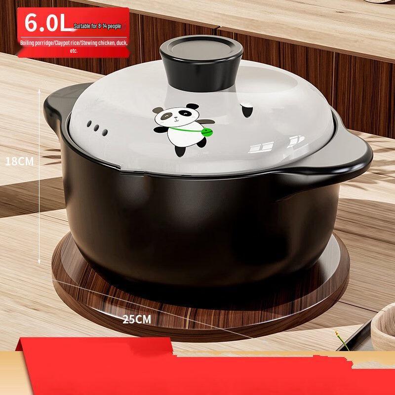 Wutuo Panda Ceramic Casserole Pot
