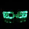 Square Shape 2026New Year Glow Glasses Number New Year Party Glasses  Decorations