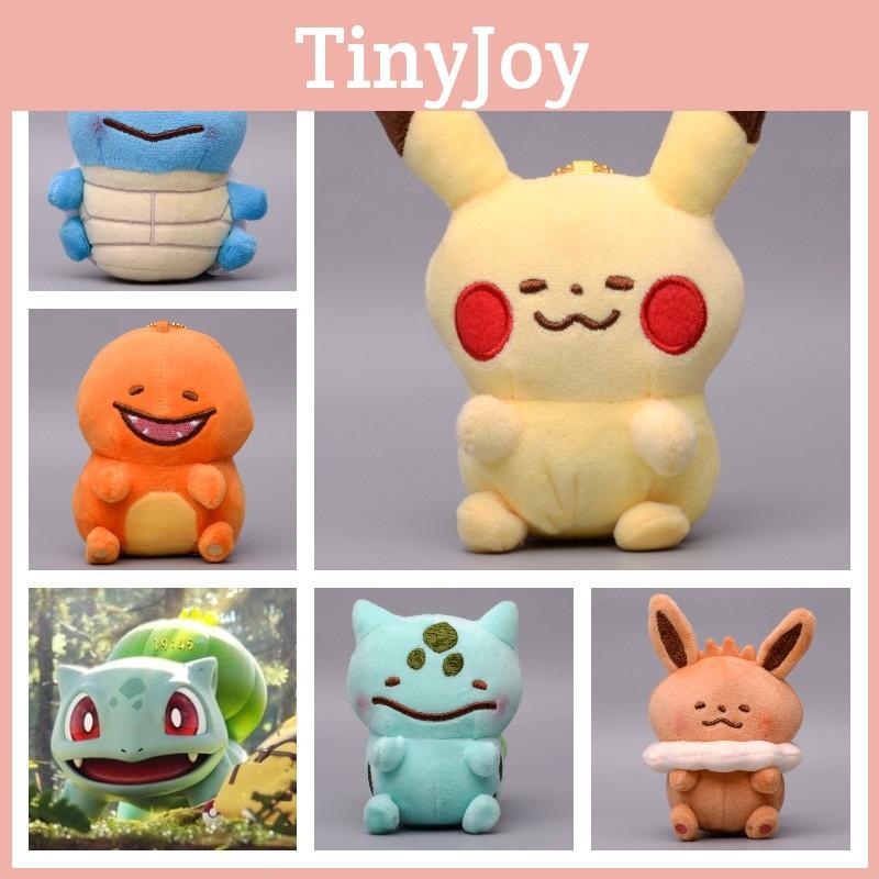 Brelocuri adorabile de pluș Pokemon cu Pikachu, Squirtle, Charmander, Bulbasaur și Eevee. Perfecte pentru colecționari!