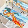 Mouse Pad Anime Offices Accessories Large Carpet Gamer Computer Mechanical Keyboard Rugs P-Pokemons Charizard Pattern Desk Mat