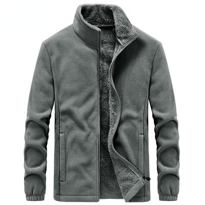 Männer Winter Fleece Jacke Parka Mantel Casual Outwear Dicke Warme Bomber Militär Jacke
