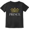 Tstars Prince Crown Shirt Boys Gifts for Son Brother Infant and Toddler Valentine Day Kids T-Shirt