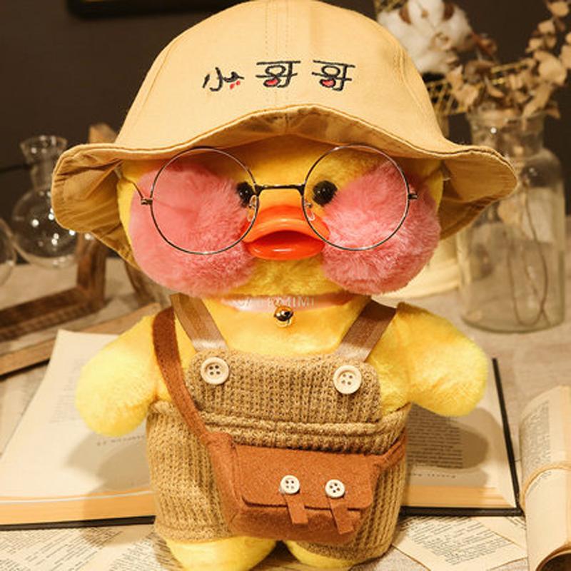 30cm Cute Yellow Lalafanfan Duck Plush Toys Kawaii Soft Stuffed Animal Doll Birthday Christmas Creative Gifts For Girl Children