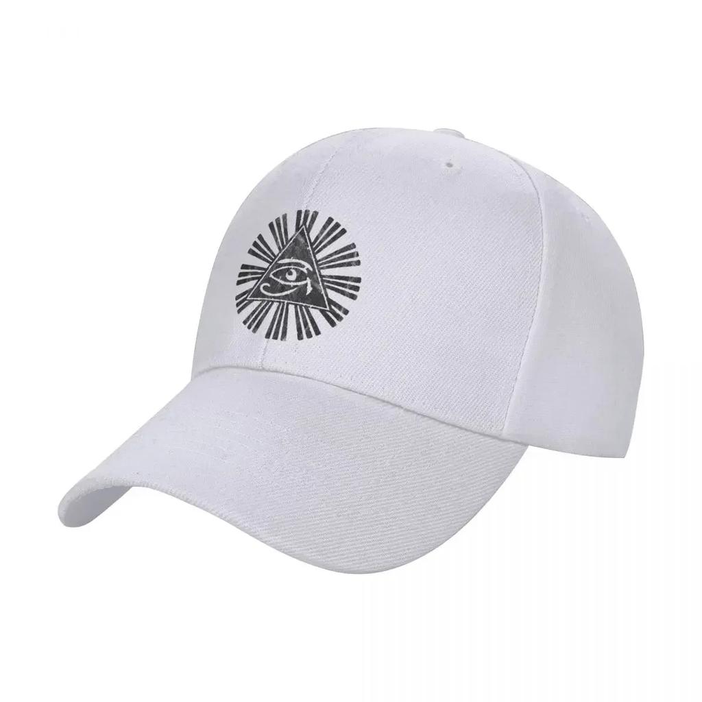 The Eye in the Triangle - black Baseball Cap tea Hat Sunscreen custom caps Caps Women Men's
